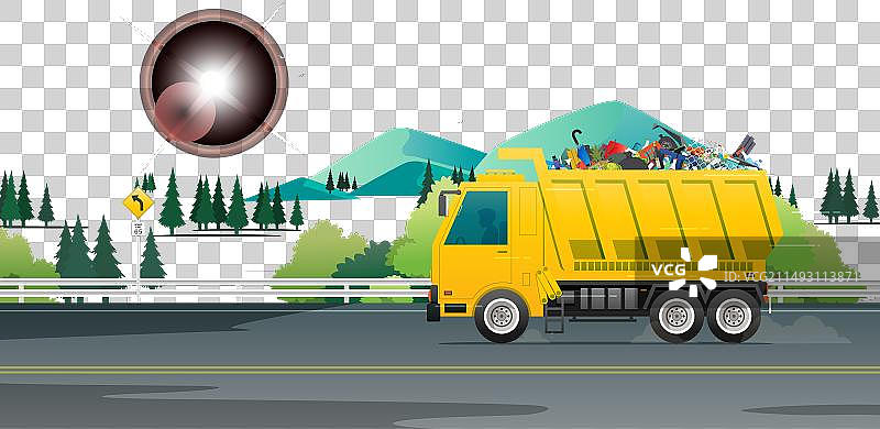 垃圾车图片素材