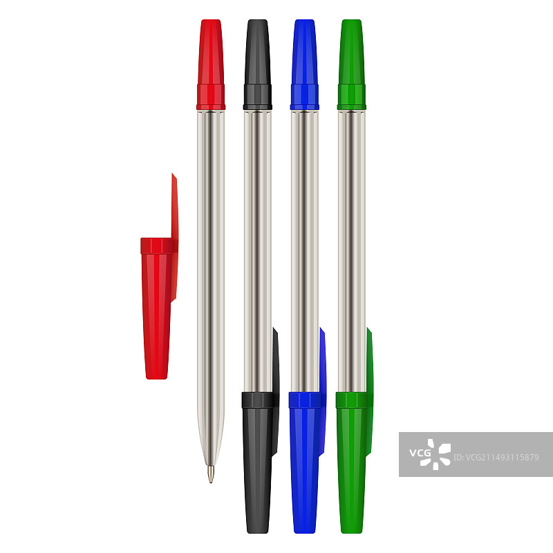 圆珠笔合集图片素材