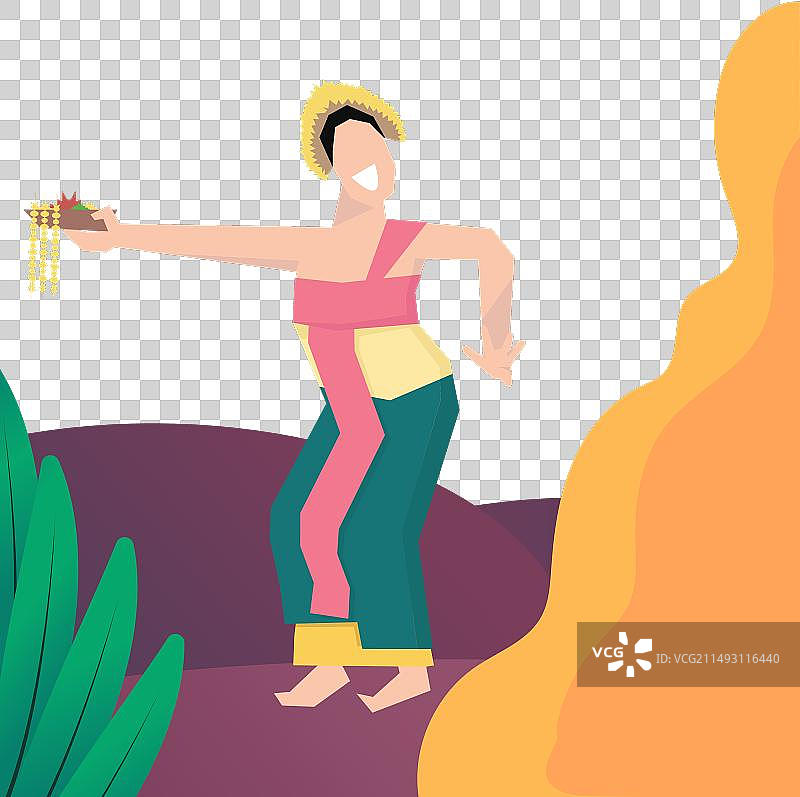 巴厘岛舞蹈图片素材