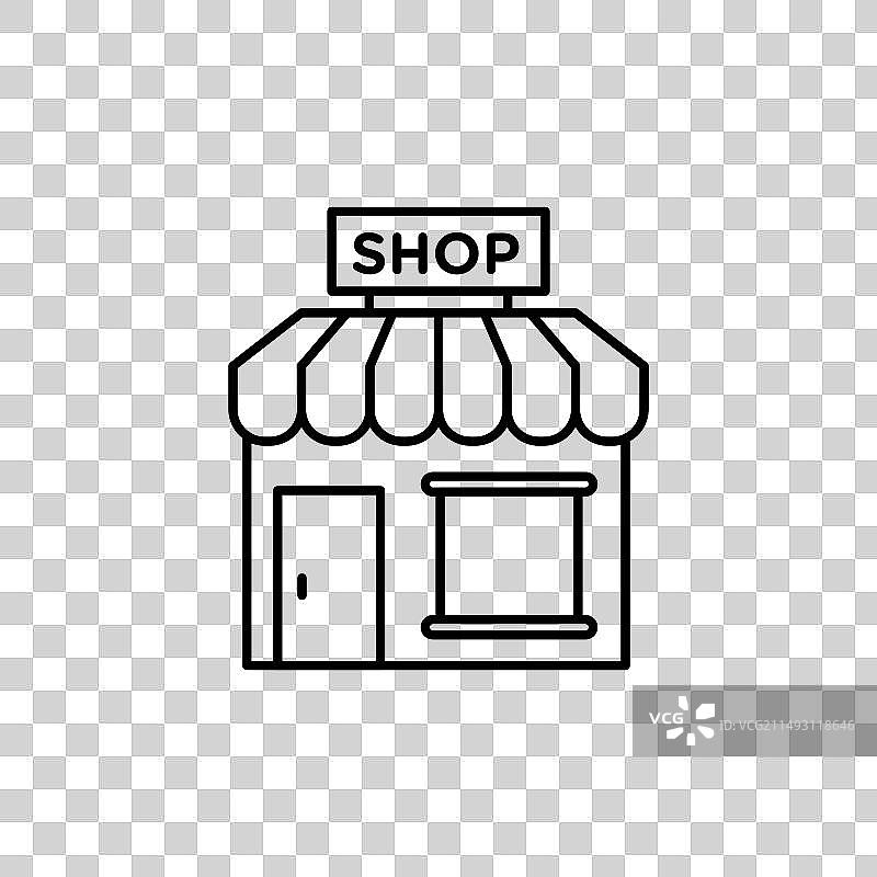 本地商店图标集小企业商店符号图片素材