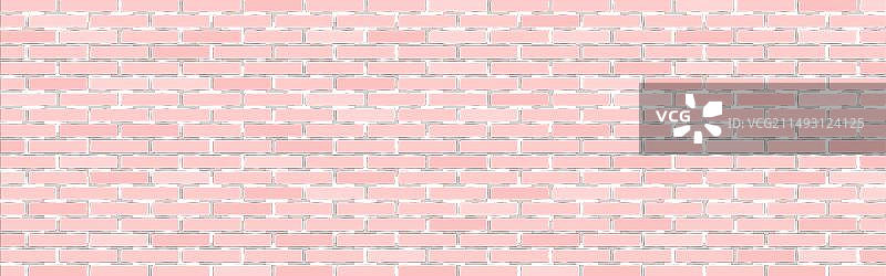 粉色长砖墙背景图片素材