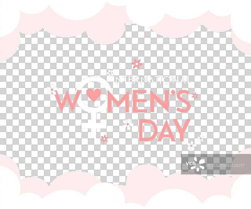 粉色国际妇女节海报图片素材
