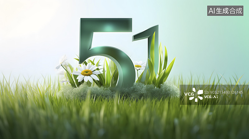 【AI数字艺术】51劳动节插画图片素材