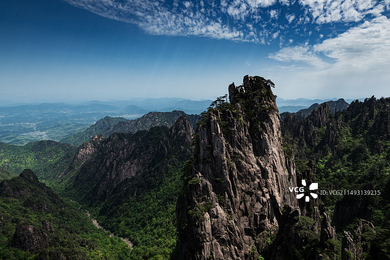 黄山始信峰图片素材