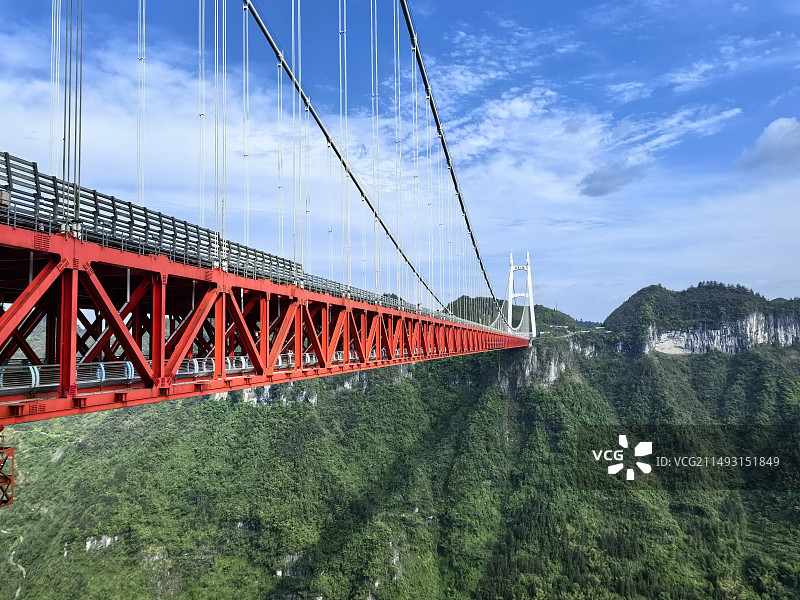 湖南湘西矮寨大桥风光图片素材