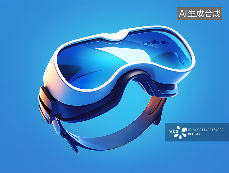 【AI数字艺术】VR眼镜3D图片素材