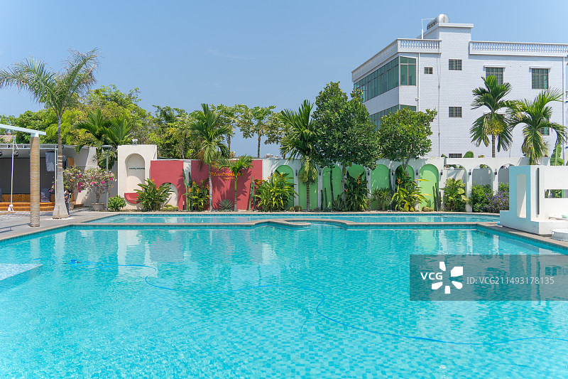 游泳池图片素材