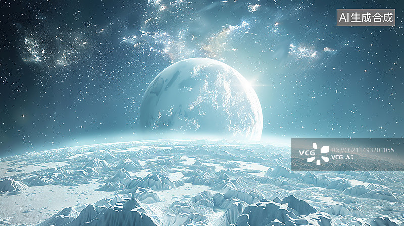 【AI数字艺术】科幻星际宇宙壁纸背景图片素材