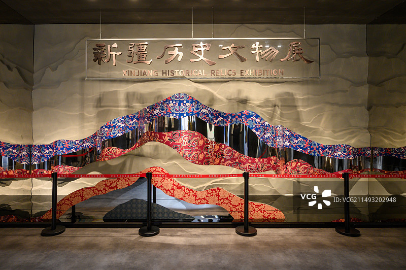 新疆维吾尔自治区博物馆 展厅图片素材