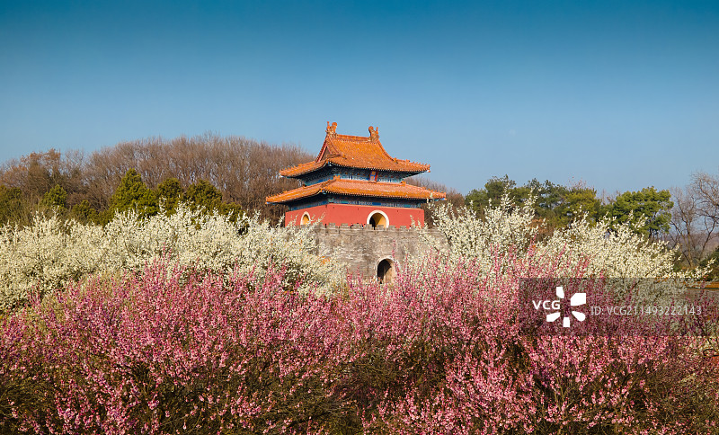 钟祥明显陵图片素材