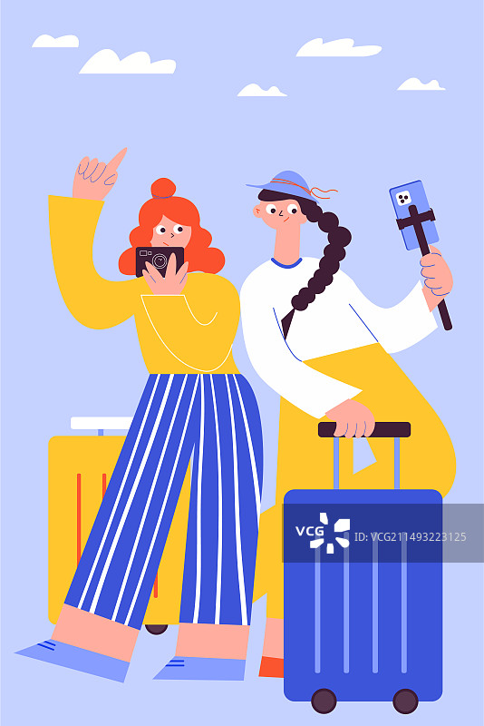 假期去旅行图片素材