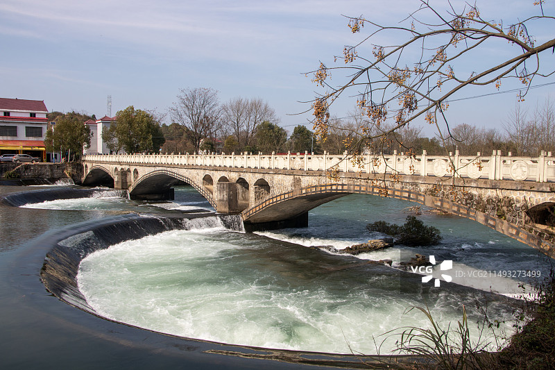 湖南永州零陵区贤水河自然风光图片素材
