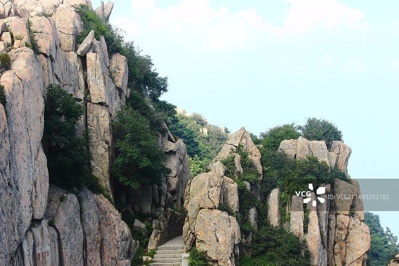 山东泰安市泰山风景名胜区图片素材