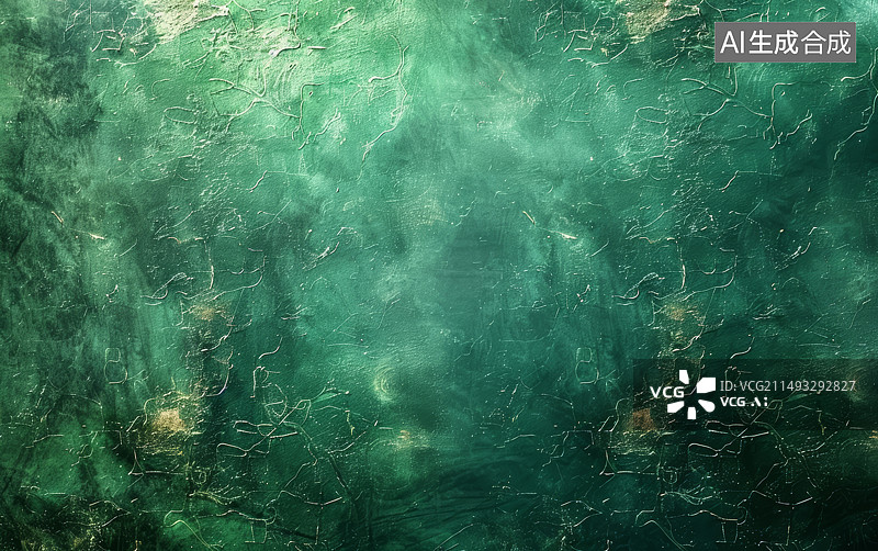 【AI数字艺术】复古风格绿色纹理背景插画图片素材