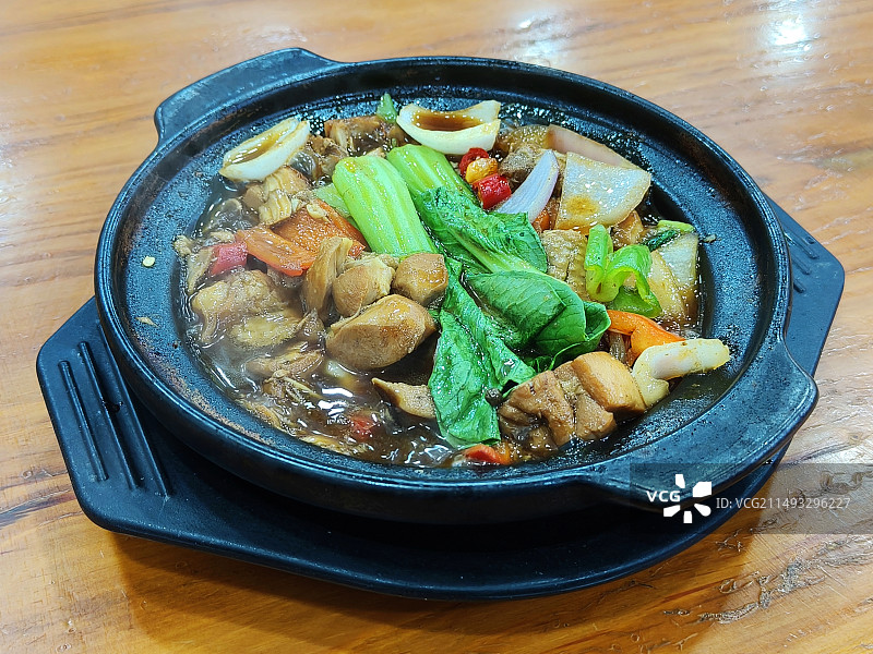 黄焖鸡米饭图片素材