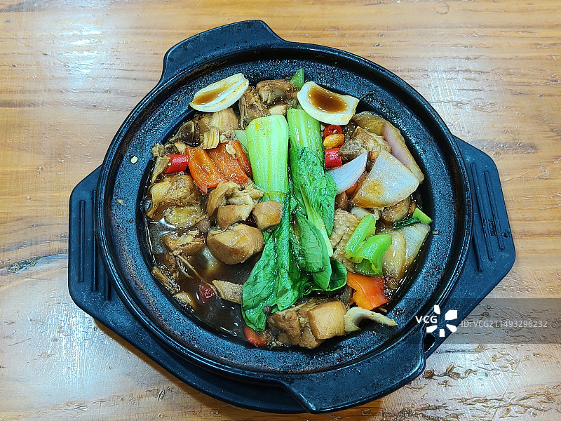 黄焖鸡米饭图片素材