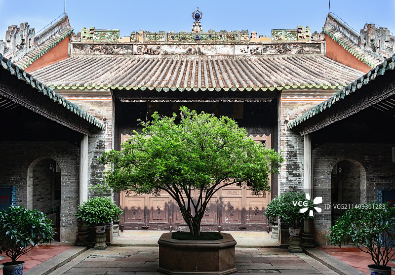 百色市粤东会馆建筑图片素材