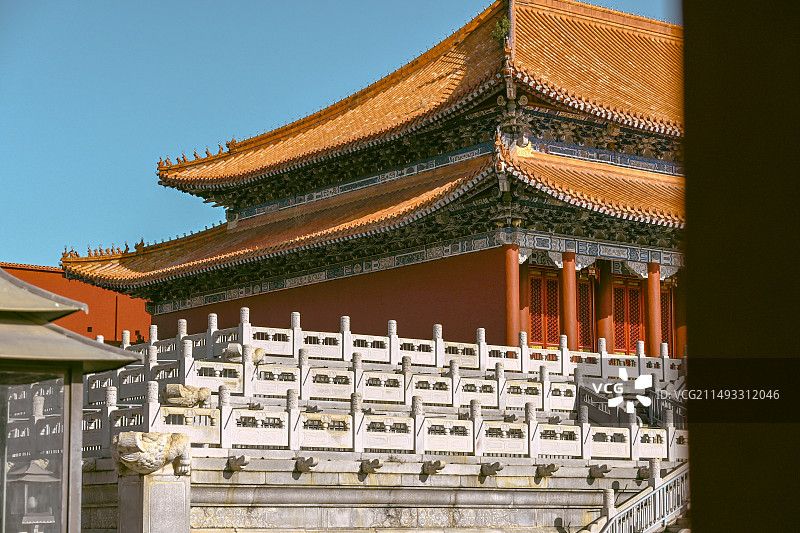 厦门同安影视城-长廊图片素材