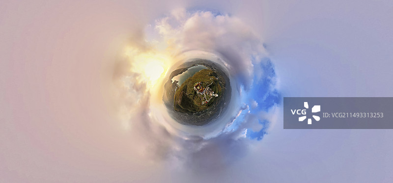 全景星球——黑麋峰图片素材