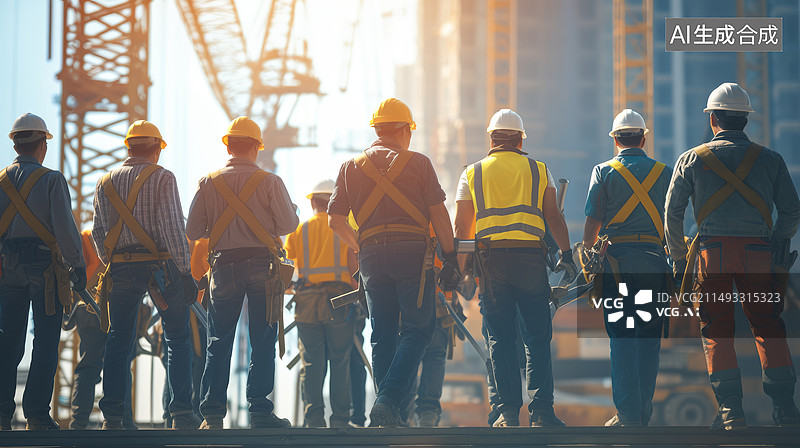 【AI数字艺术】国际劳动节工人形象图片素材