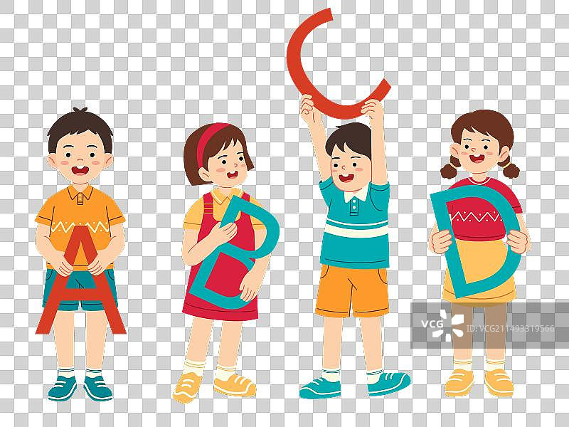 儿童英语教育图片素材