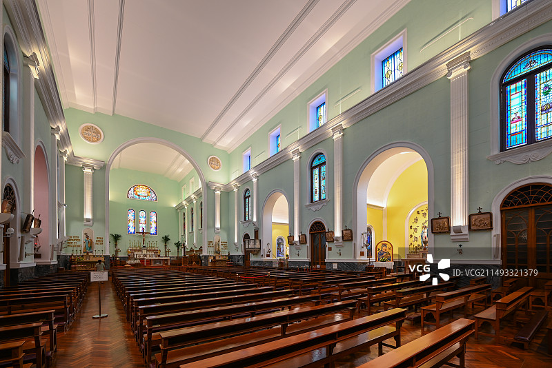 中国澳门主教座堂图片素材