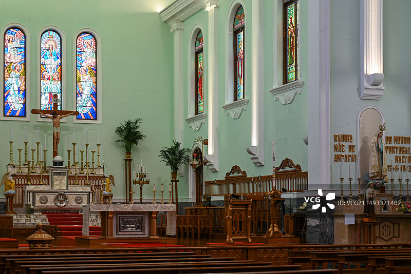 中国澳门主教座堂图片素材