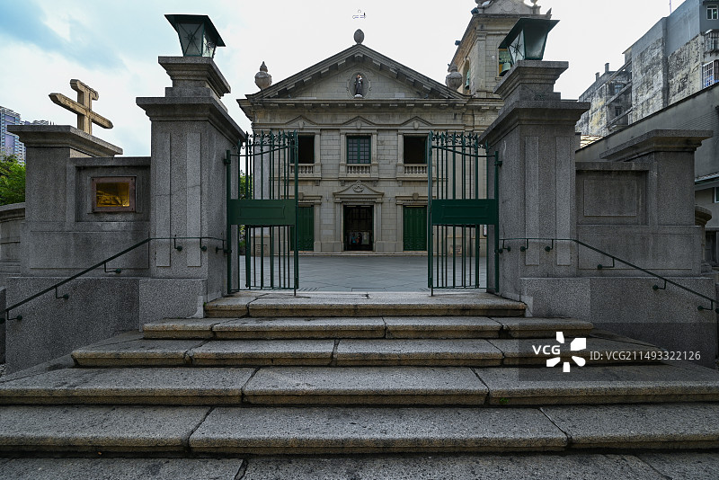 中国澳门圣安多尼教堂图片素材