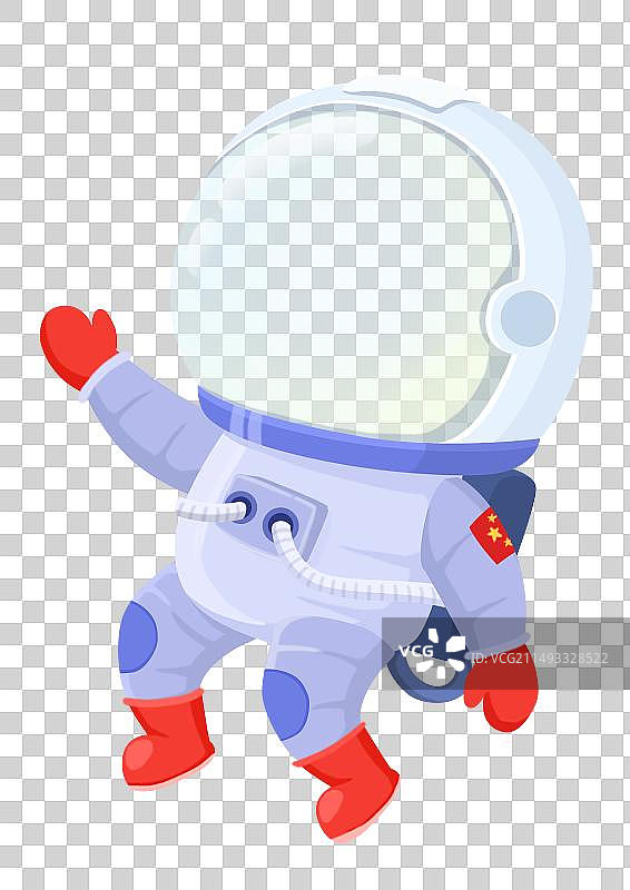 卡通免扣遮罩宇航服图片素材