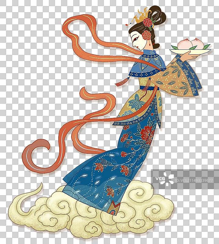 皮影戏人偶图片素材