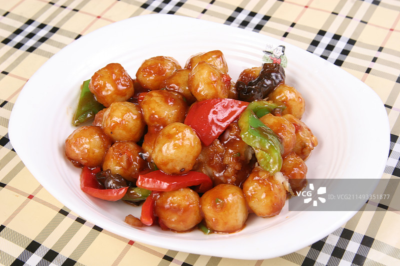 酱烧小土豆图片素材