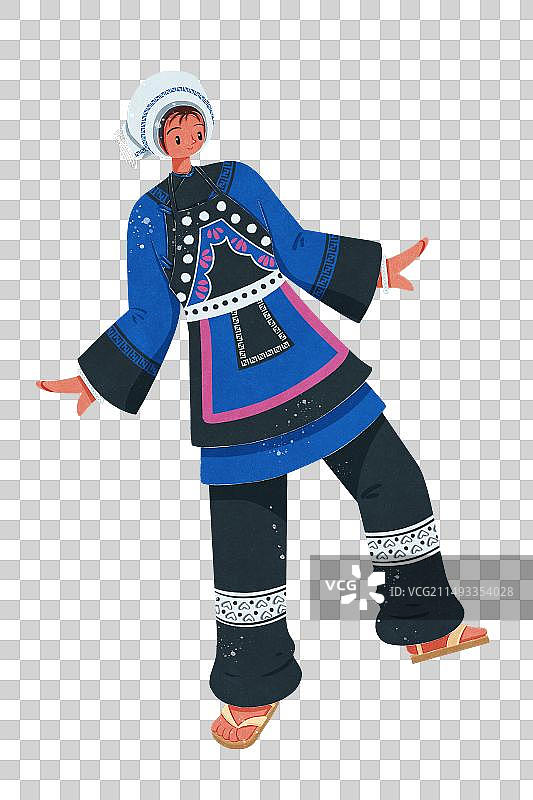 布依族平塘式服饰女子图片素材