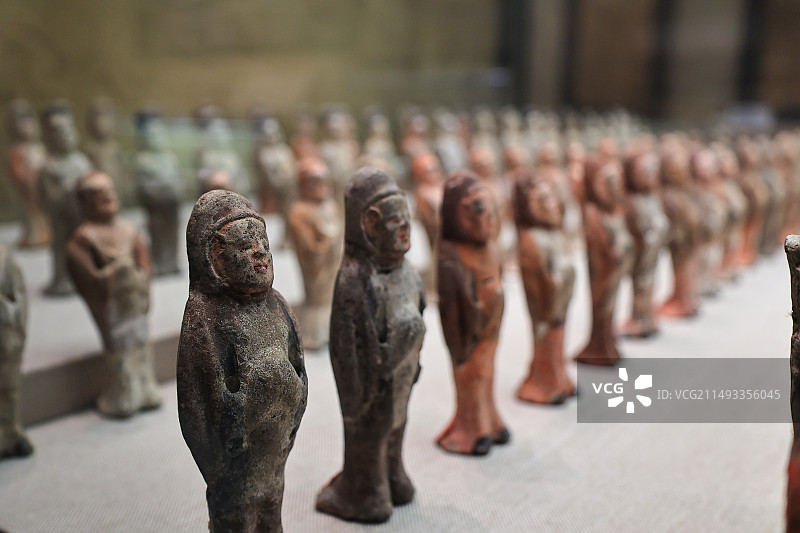 北魏仪仗俑 固原博物馆图片素材