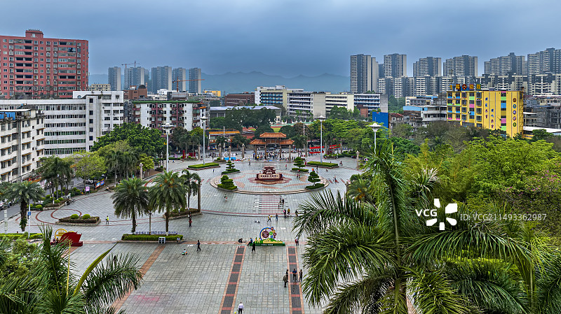广西玉林市博白县县城风光图片素材