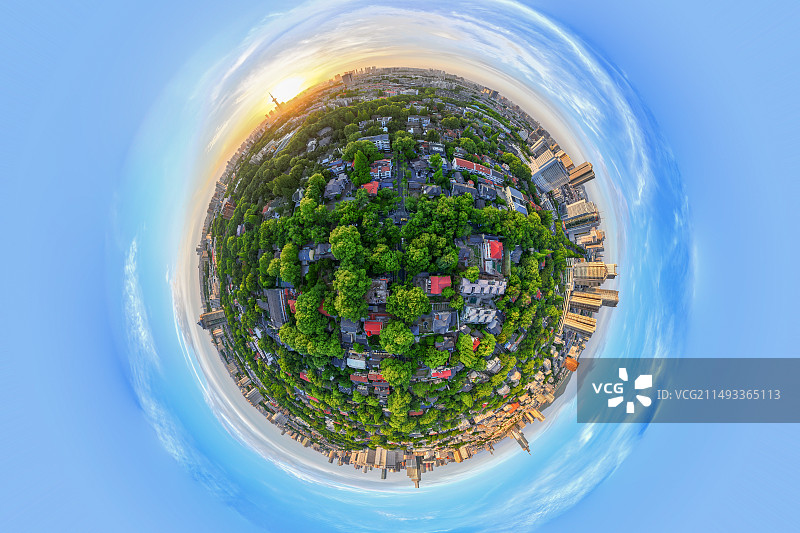 颐和路全景图片素材