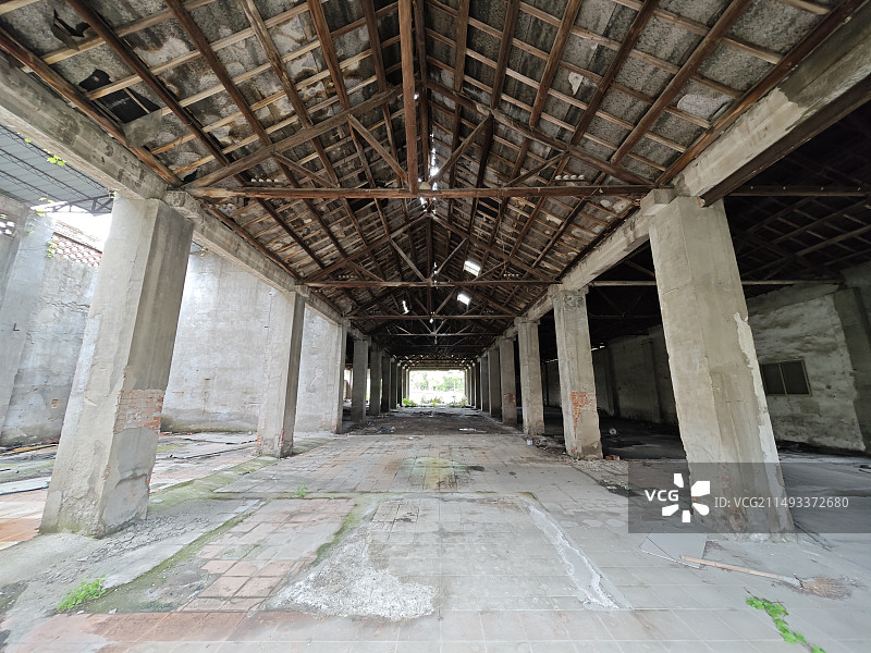 龙吴路4900号 上海石英玻璃厂 吴泾砖瓦厂 吴泾工业区转型 砖木结构老厂房 工业遗存图片素材