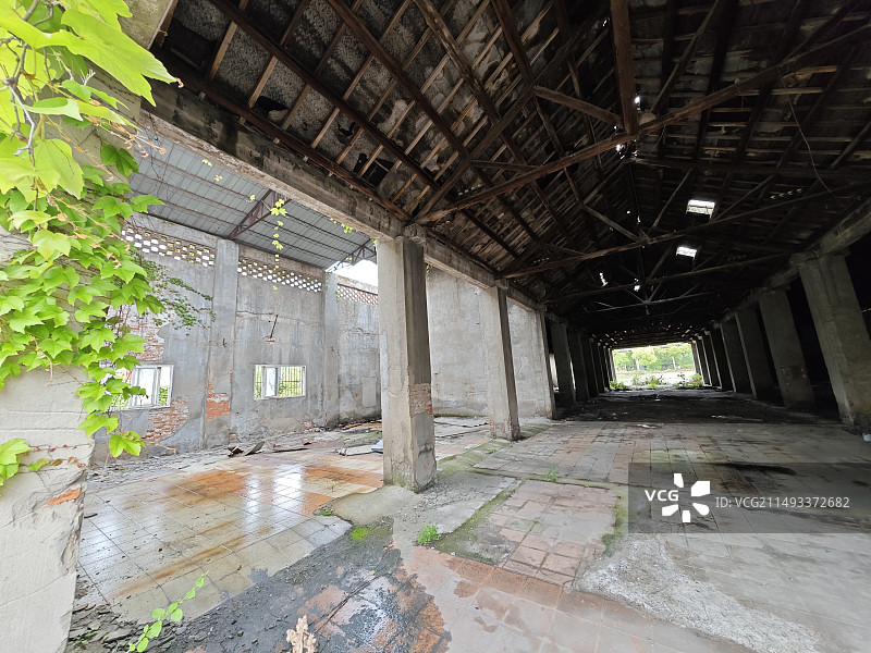 龙吴路4900号 上海石英玻璃厂 吴泾砖瓦厂 吴泾工业区转型 砖木结构老厂房 工业遗存图片素材