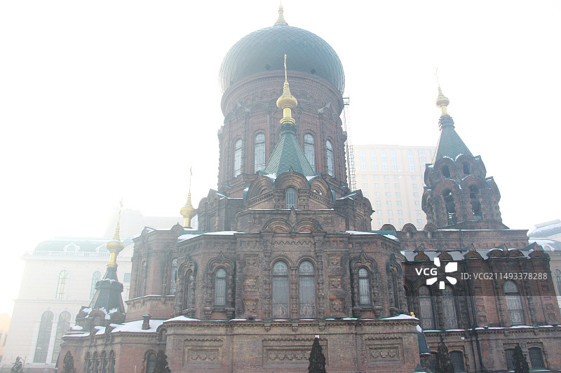 哈尔滨圣·索菲亚教堂图片素材