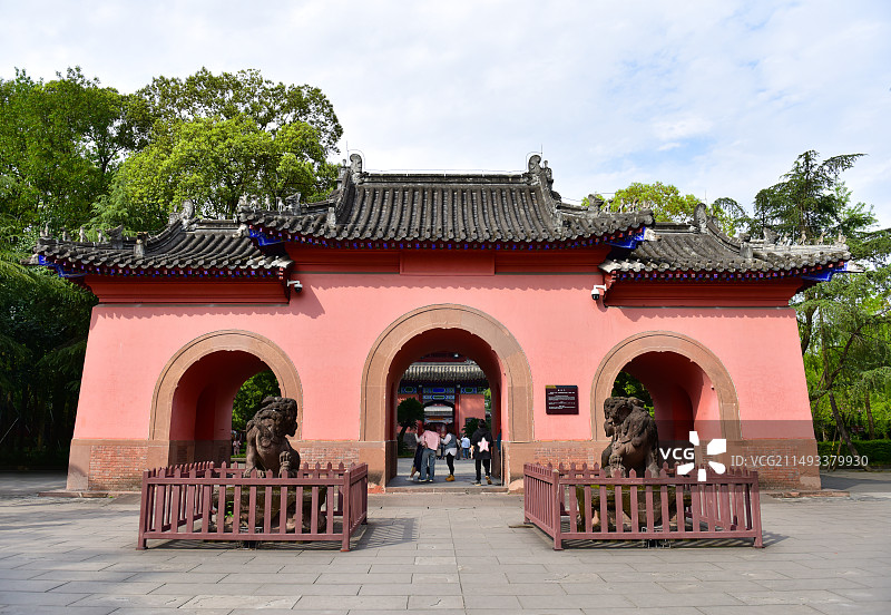 四川省成都市武侯区武侯祠博物馆刘湘墓锦里图片素材