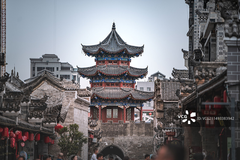 秦岭小江南-石泉古镇图片素材