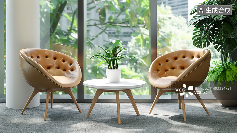 【AI数字艺术】室内样板房家居设计图片素材