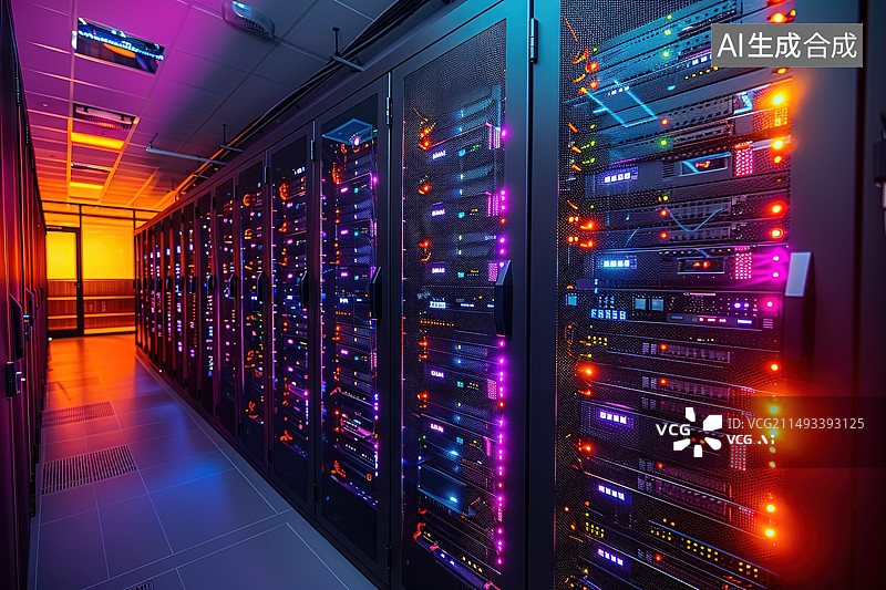 【AI数字艺术】计算机设备中的电缆图片素材