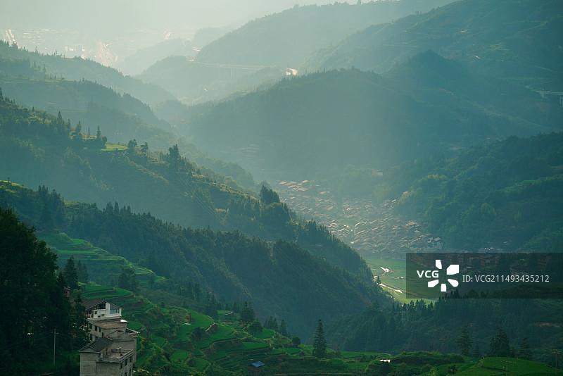 贵州省黔东南州黎平县肇兴镇肇兴村肇兴侗寨图片素材