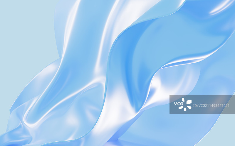 抽象纺纱薄纱布料背景3D渲染图片素材