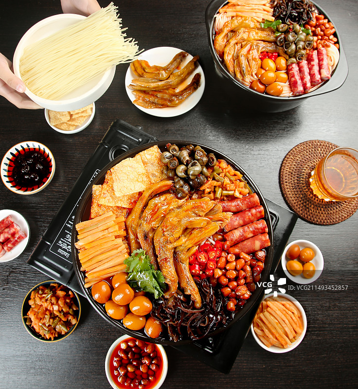 鸭脚煲图片素材