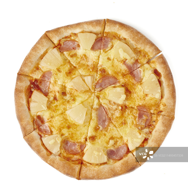 火烤香肠猫山王金枕榴莲披萨比萨图片素材