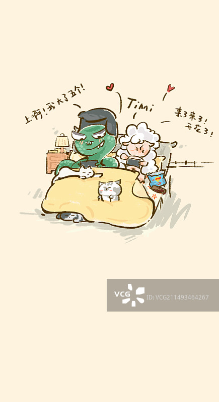 故事小剧情插画图片素材