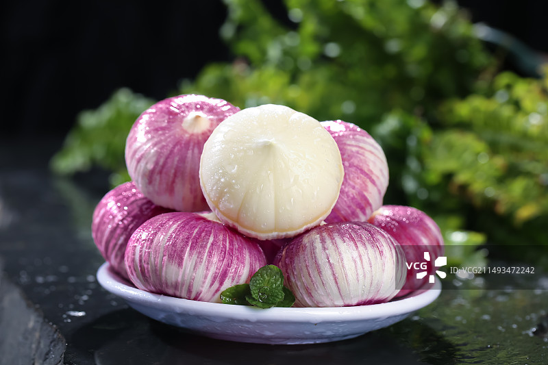 独头蒜图片素材