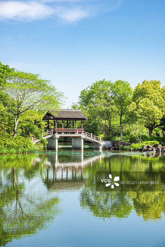 高庄 桧楫亭 杭州 西溪山庄 传统中式园林 西溪湿地 西溪国家湿地公园 江南园林建筑 古典园林风光图片素材