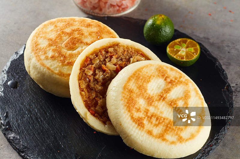 牛肉饼图片素材